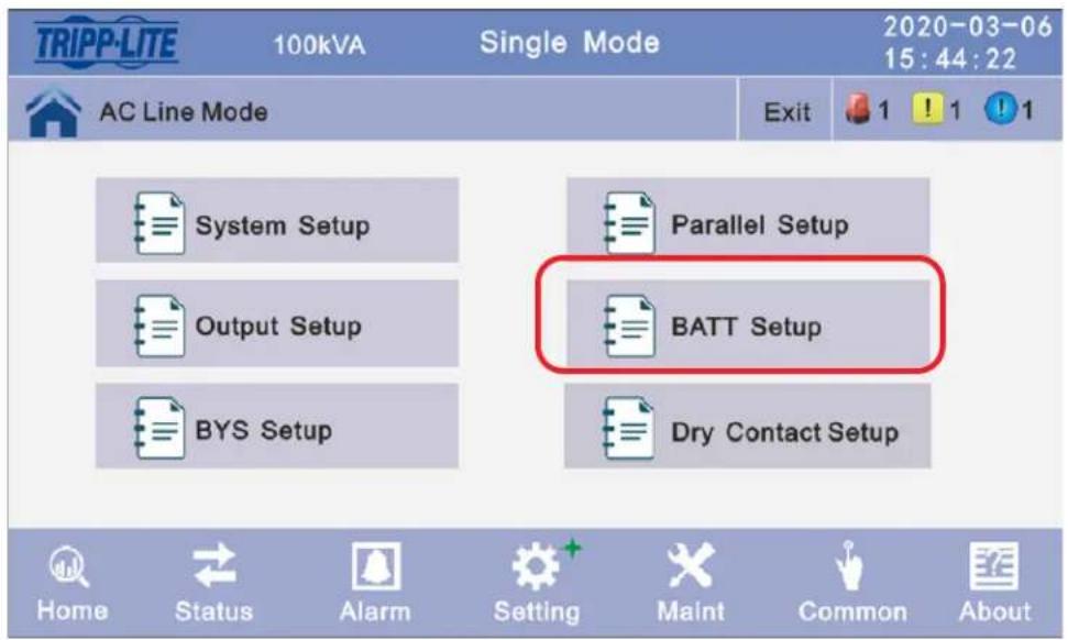 Tripp Lite BP240V100 - Configuración de la Batería - 1