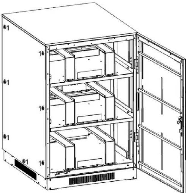 Tripp Lite BP240V100 - Instalación y configuración de la bateria: Modelos BP240V65-NIB, BP240V100-NIB - 1
