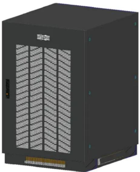 Tripp Lite BP240V100 - Connexions de l'armoire de batteries : modèles BP240V65, BP240V65-NIB, BP240V100 et BP240V100-NIB - 1