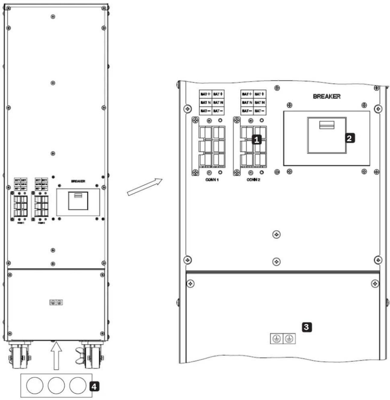 Tripp Lite BP240V09NIB - Datos Mecánicos - 1