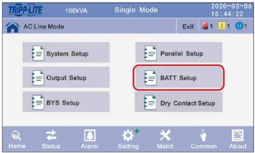 Tripp Lite BP240V09K - Configuración de la Bateria - 1