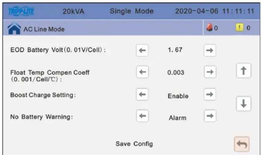 Tripp Lite BP240V09K - Step 5: Setting Aver Changing Duration (min) - 2
