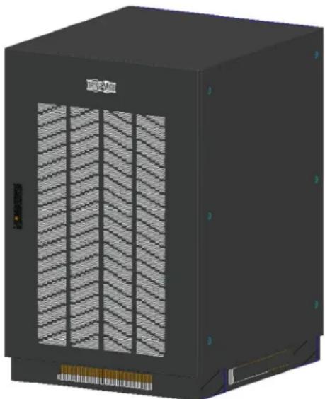 Tripp Lite BP240V65LNIB - Battery Cabinet Connections: Models BP240V65, BP240V65-NIB, BP240V100 and BP240V100-NIB - 1
