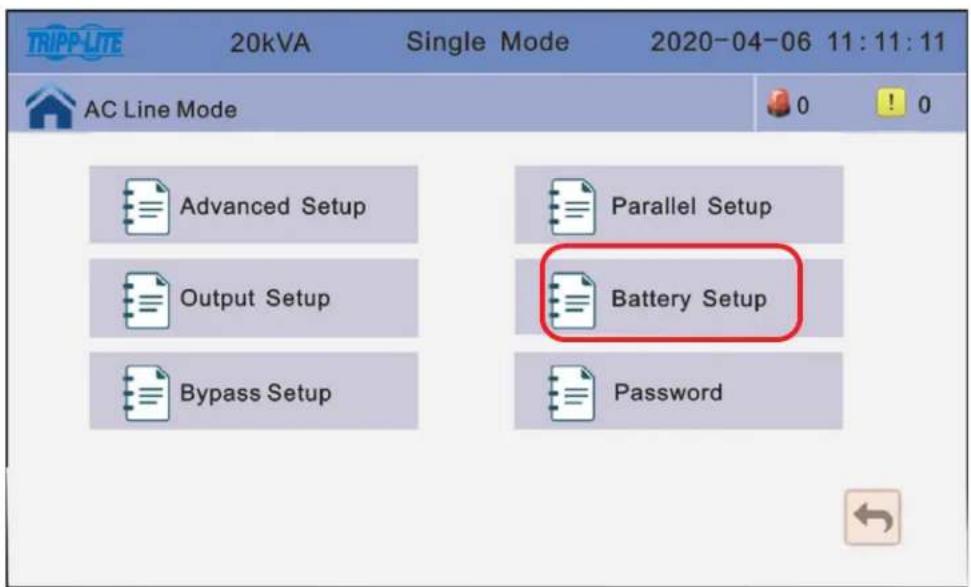Tripp Lite BP240V65LNIB - Configuración de la Batería - 1