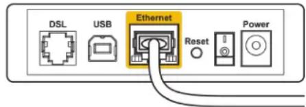 BELKIN RT3200 - Сообщение «Кабель Интернета не подключен» - 3