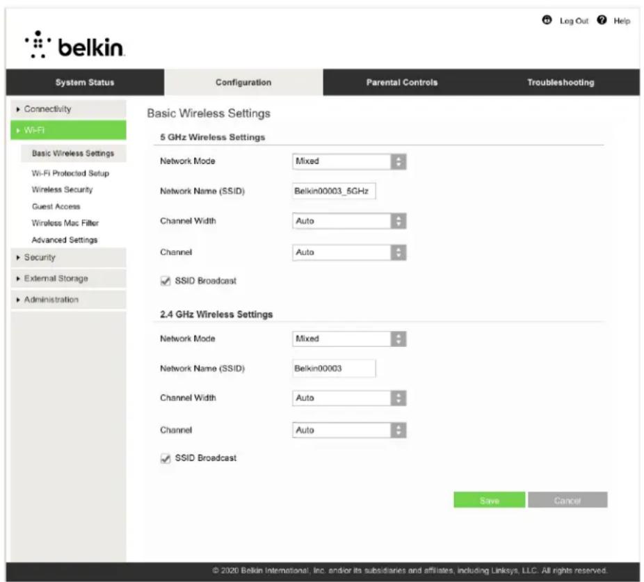 BELKIN RT3200 - • Wireless Bridge (Draadloze bridge) - 1