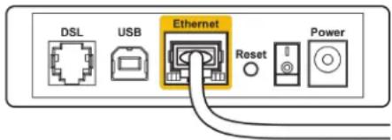 BELKIN RT3200 - Your Internet cable is not plugged in (Az internetkábel nincs csatlakoztatva) üzenet - 3