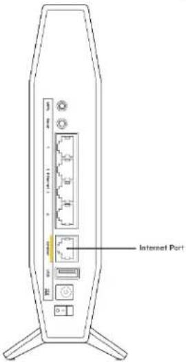 BELKIN RT3200 - Melding om at Internett-kabelen ikke er koblet til - 1