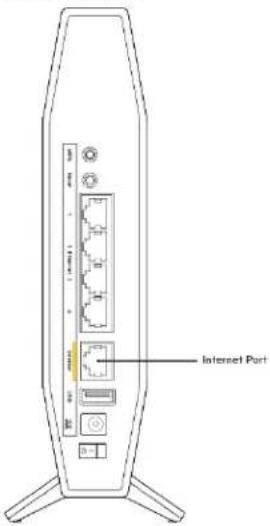 BELKIN RT3200 - Melding Uw internetkabel is niet aangesloten - 1