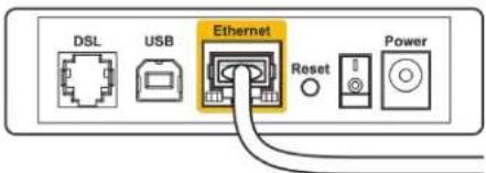 BELKIN RT3200 - Μήνυμα Your Internet cable is not plugged in (Το καλώδιο Internet δεν είναι συνδεδεμένο) - 3