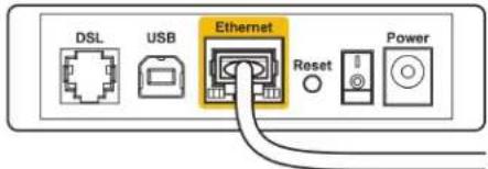 BELKIN RT3200 - Mensaje Your Internet cable is not plugged in (El cable de internet no está conectado) - 3