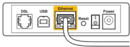 BELKIN RT3200 - Komunikat „Kabel internetowy nie jest podłączony” - 3
