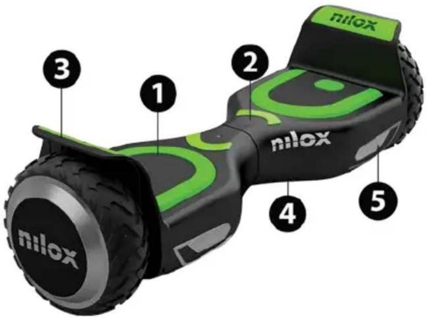 NILOX DOC 2 Plus - DOC 2 BALANCE SCOOTER: DESCRIPTION - 1
