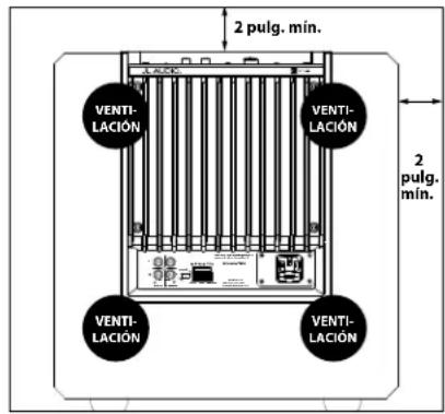 JL Audio ESub - CONSIDERACIONES ESPECIALES PARA INSTALACIONES INCRUSTADAS - 1