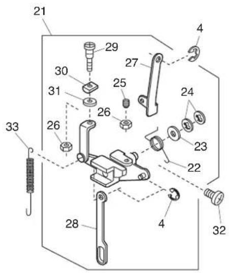 JANOME 1522DG - PARTS LIST - 3