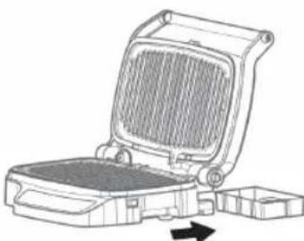 Concept GE2030 - Removing the drip tray - 1