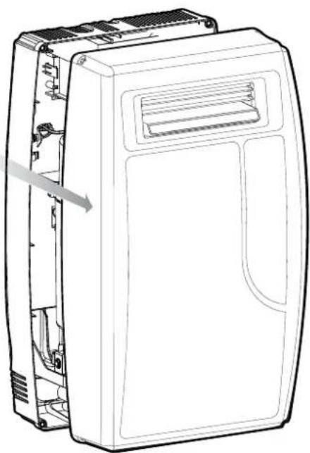 Carel compactSteam - Abnehmen der Vorderhaube - 2