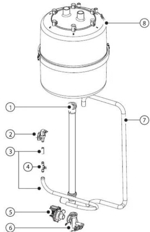 Carel humiSteam Basic - Ersatzteile für die Modelle UE025...UE065 - 1