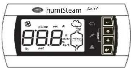 Carel humiSteam Basic - Display - 1