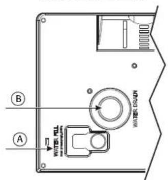 Carel humiSteam Basic - Pre installation pour les raccordements hydrauliques: - 1