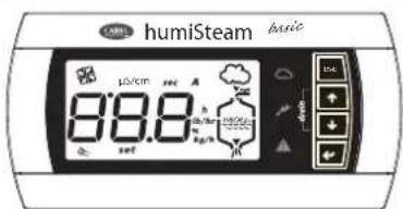 Carel humiSteam Basic - Ecran - 1