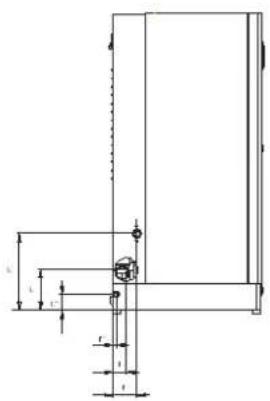 Carel humiSteam Basic - Valeurs raccordements hydrauliques - 3