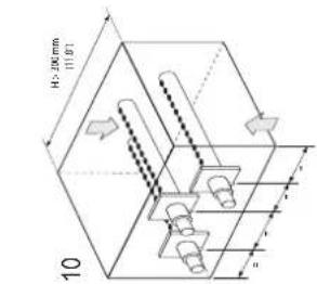 Carel humiSteam Basic - Modèles de distributeurs linéaires et installations types - 4