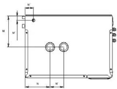 Carel humiSteam xplus - Préinstallation pour les raccordements hydrauliques: - 5