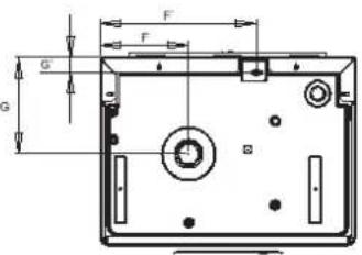 Carel humiSteam xplus - Préinstallation pour les raccordements hydrauliques: - 3