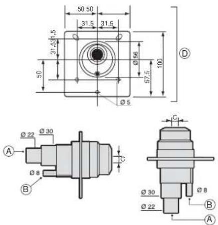 Carel humiSteam xplus - Distributeurs injecteurs CAREL (SDPOEM00\*\*) - 1