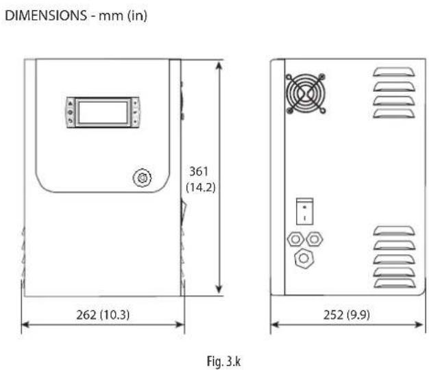 Carel humiSonic ventilation - Tableau électrique « main - 1