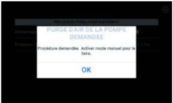 Carel humiFog - Procédure de purge de la pompe - 2