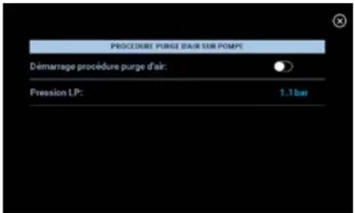 Carel humiFog - Procédure de purge de la pompe - 3