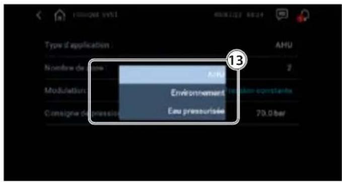 Carel humiFog - Menu déroulant - 1