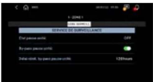 Carel humiFog - Pause service de monitorage - 2