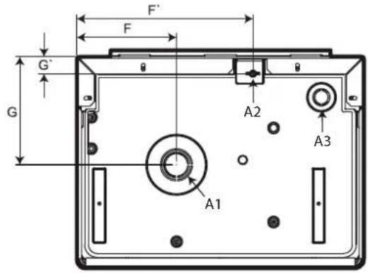 Carel heaterSteam titane - Cotes branchements hydrauliques: - 3