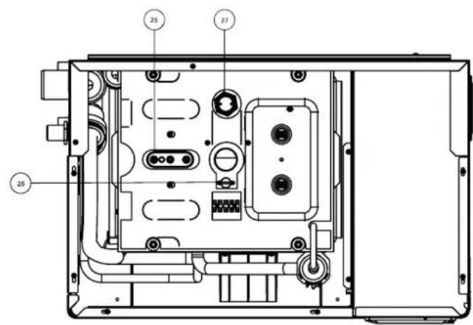 Carel heaterSteam titane - Structure modèles UR020 - UR0080 - 1