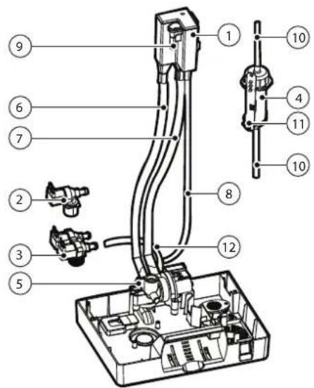 Carel heaterSteam titane - Partie hydraulique UR 2-13 kg/h - 1