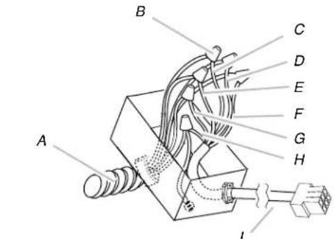 ELICA Leone ELI142S1 - Connexion électrique à l'intérieur du système de soufflante en ligne - 1