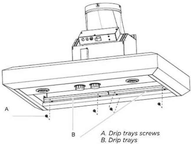 ELICA Leone ELI142S1 - Remove Range Hood Internal Motor Blower - 4