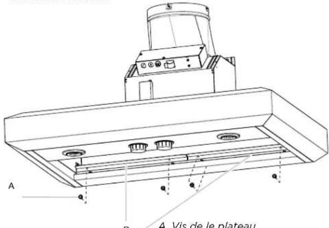 ELICA Leone ELI142S1 - Retirer le ventilateur de moteur interne de la hotter - 3