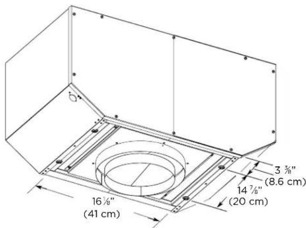 ELICA Leone ELI142S1 - Product dimensions - 2