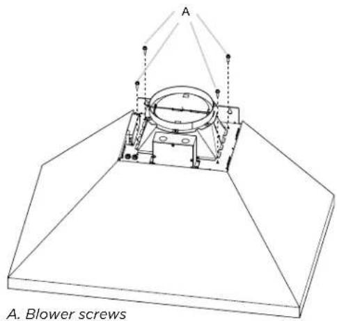 ELICA Leone ELI142S1 - Remove Range Hood Internal Motor Blower - 2