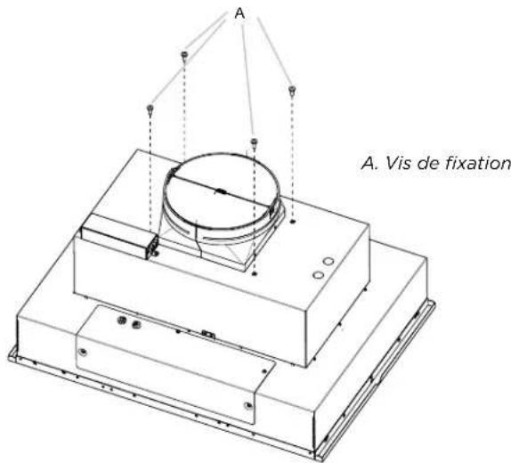 ELICA Leone ELI142S1 - Retirer le ventilateur de moteur interne de la hotter - 5