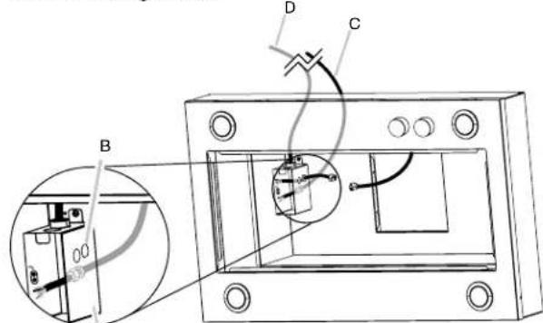 ELICA Leone ELI142S1 - Make Electrical Connection Inside Range Hood Between In-Line Blower System and Range Hood - 1