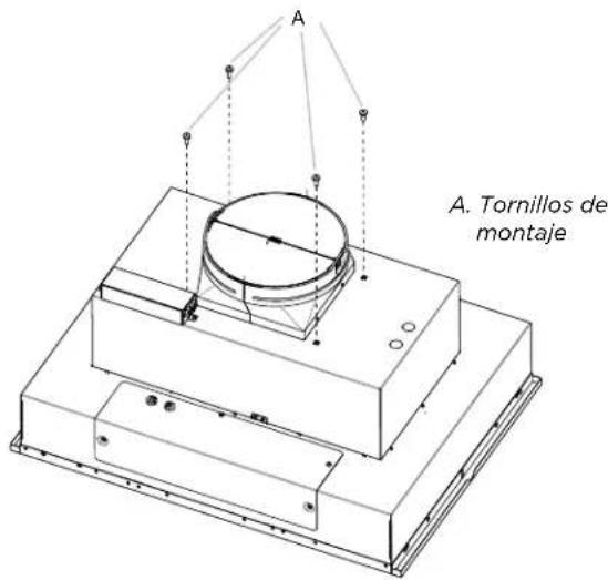 ELICA Leone ELI142S1 - Para modelos de motor simple (ECL630S4, EVV636S1, EVV648S1, EVI642S1, EVI648S1, ELN630S2, EAR628S4) - 8
