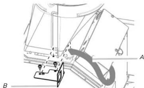 ELICA Leone ELI142S1 - Conexión electrica entre la campana y el sistema de soplador en linea - 5