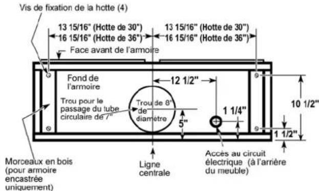 ELICA Bellagio EBL436SS - Evacuation extérieure par le dessus de la hotte - 1