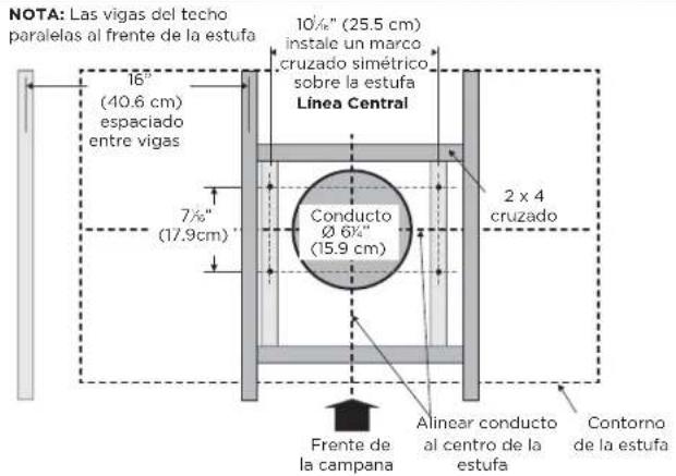 ELICA Maggiore EMG642S1 - Estructuras de soporte al techo - 2