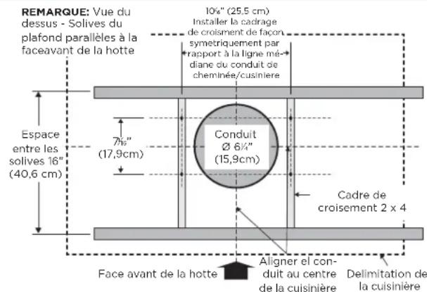 ELICA Maggiore EMG642S1 - Structures de soutien au plafond - 1